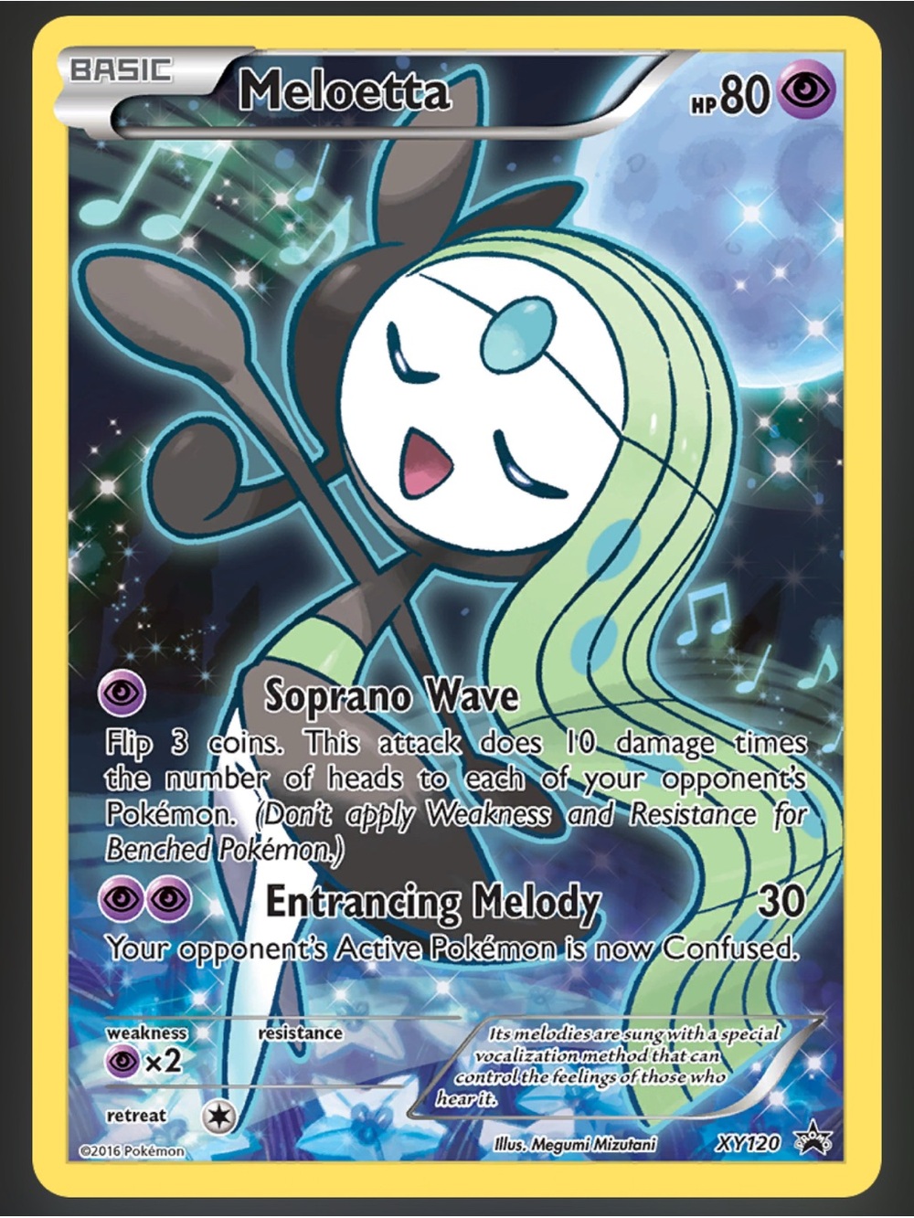 Meloetta XY120 Holo